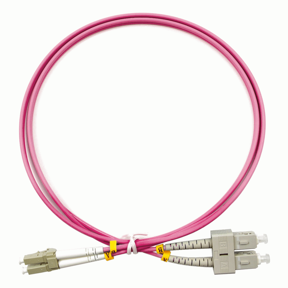 Оптический шнур SC-LC/UPC MM 50/125 OM4 duplex 3м в Краснодаре