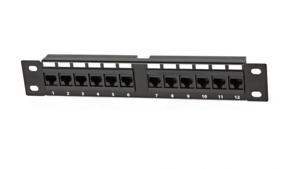 Патч-панель UTP на 12 портов RJ-45, кат. 5е в Краснодаре
