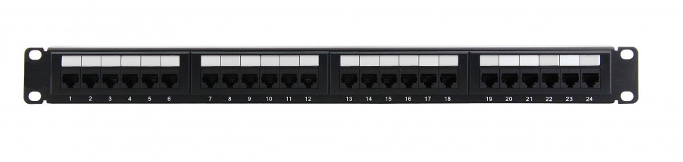 Патч-панель UTP на 24 порта RJ-45, кат. 5е в Краснодаре