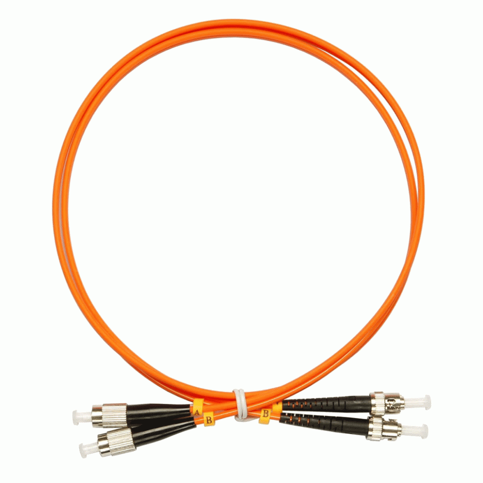 Оптический шнур ST-FC/UPC MM 50/125 OM2 duplex 1м в Краснодаре