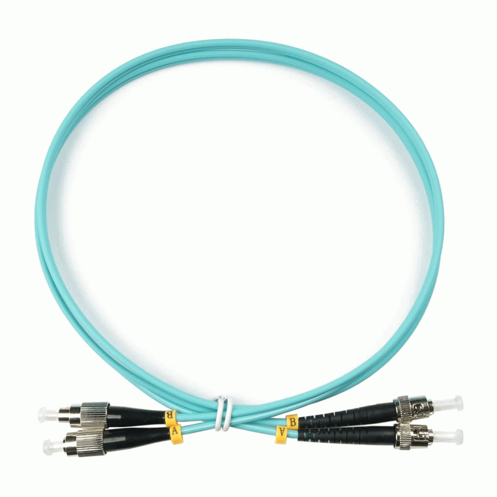 Оптический шнур ST-FC/UPC MM 50/125 OM3 duplex 3м в Краснодаре