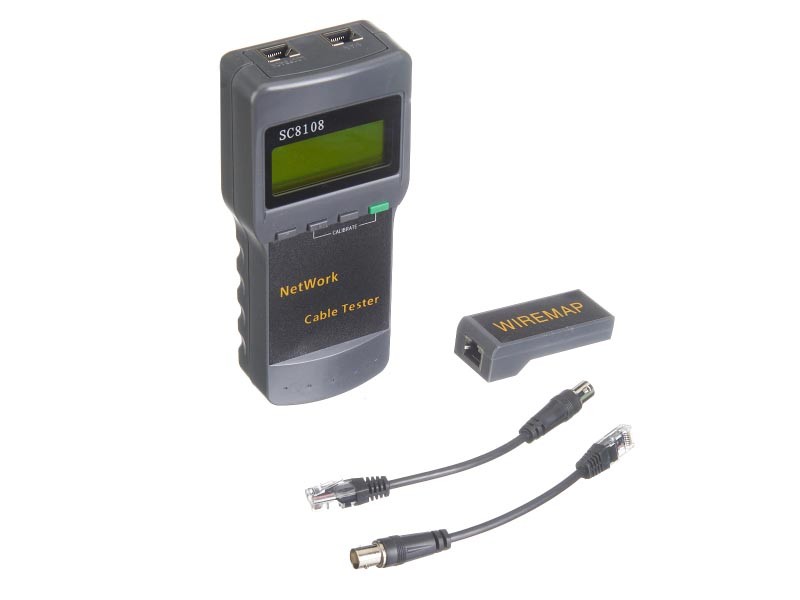 Кабельный тестер UTP/FTP RJ45, BNC, RJ11/12 в Краснодаре
