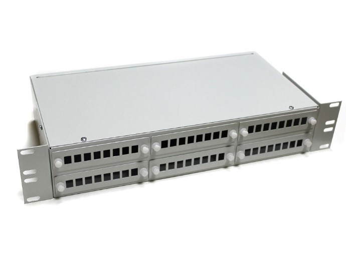 Кросс оптический в стойку КОР-48-Ц 2U в Краснодаре