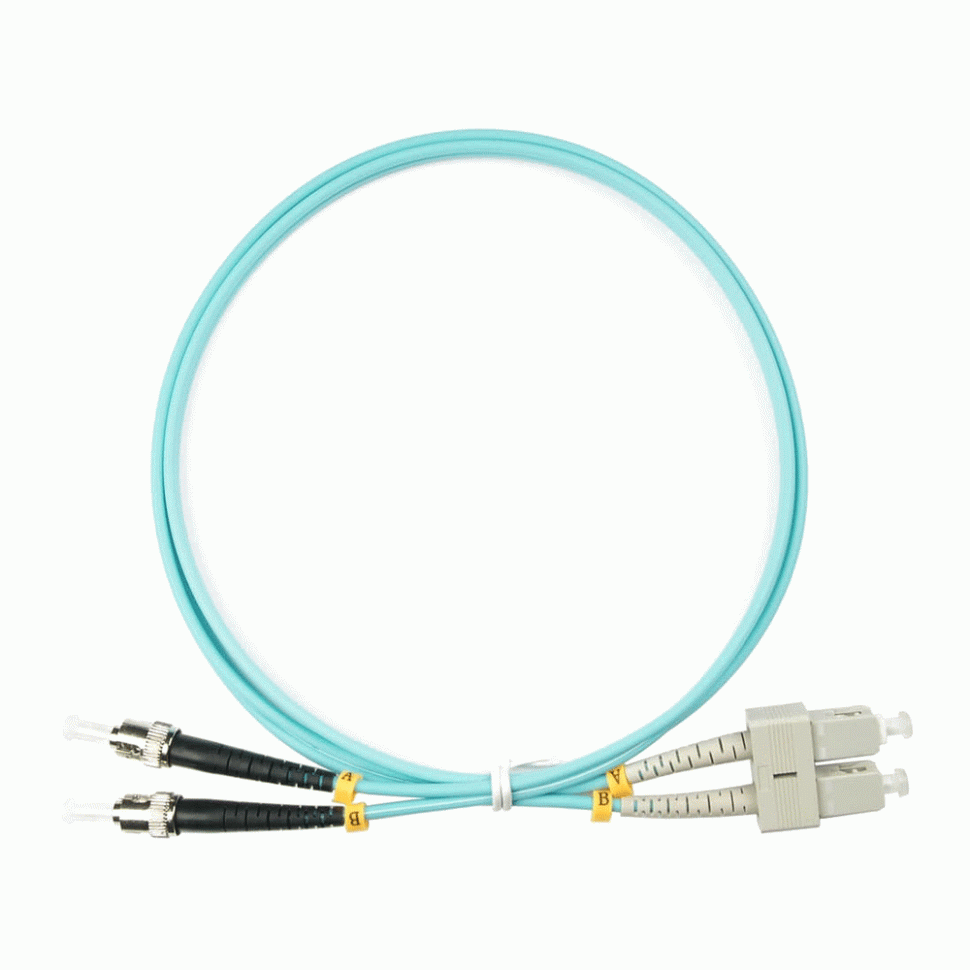 Оптический шнур ST-SC/UPC MM 50/125 OM3 duplex 3м в Краснодаре