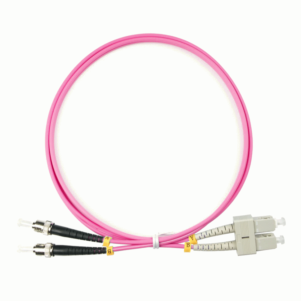 Оптический шнур ST-SC/UPC MM 50/125 OM4 duplex 2м в Краснодаре