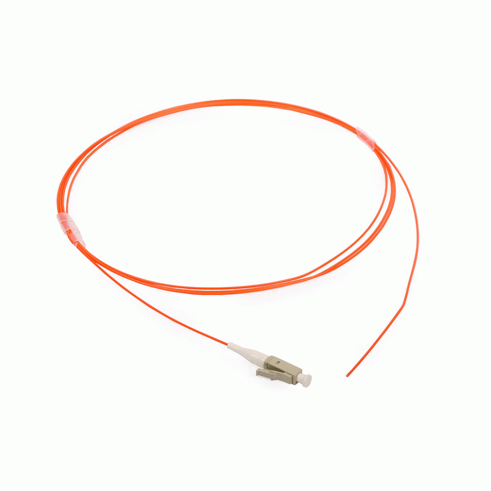 Пигтейл оптический (pigtail) LC/UPC MM 62.5/125 G.651,  0,9мм, 1,5м в Краснодаре