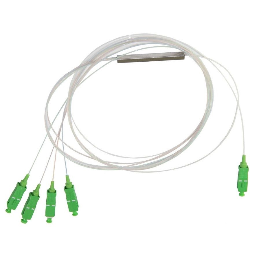 Оптический разветвитель планарный (PLC)  1х4 SS-tube 5SC/APC в Краснодаре