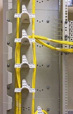 Шкаф комбинированный с органайзерами левый  19"+10" 45U 900х600х2200 мм ВОКС-Ф-9645Л-О ССД в Краснодаре