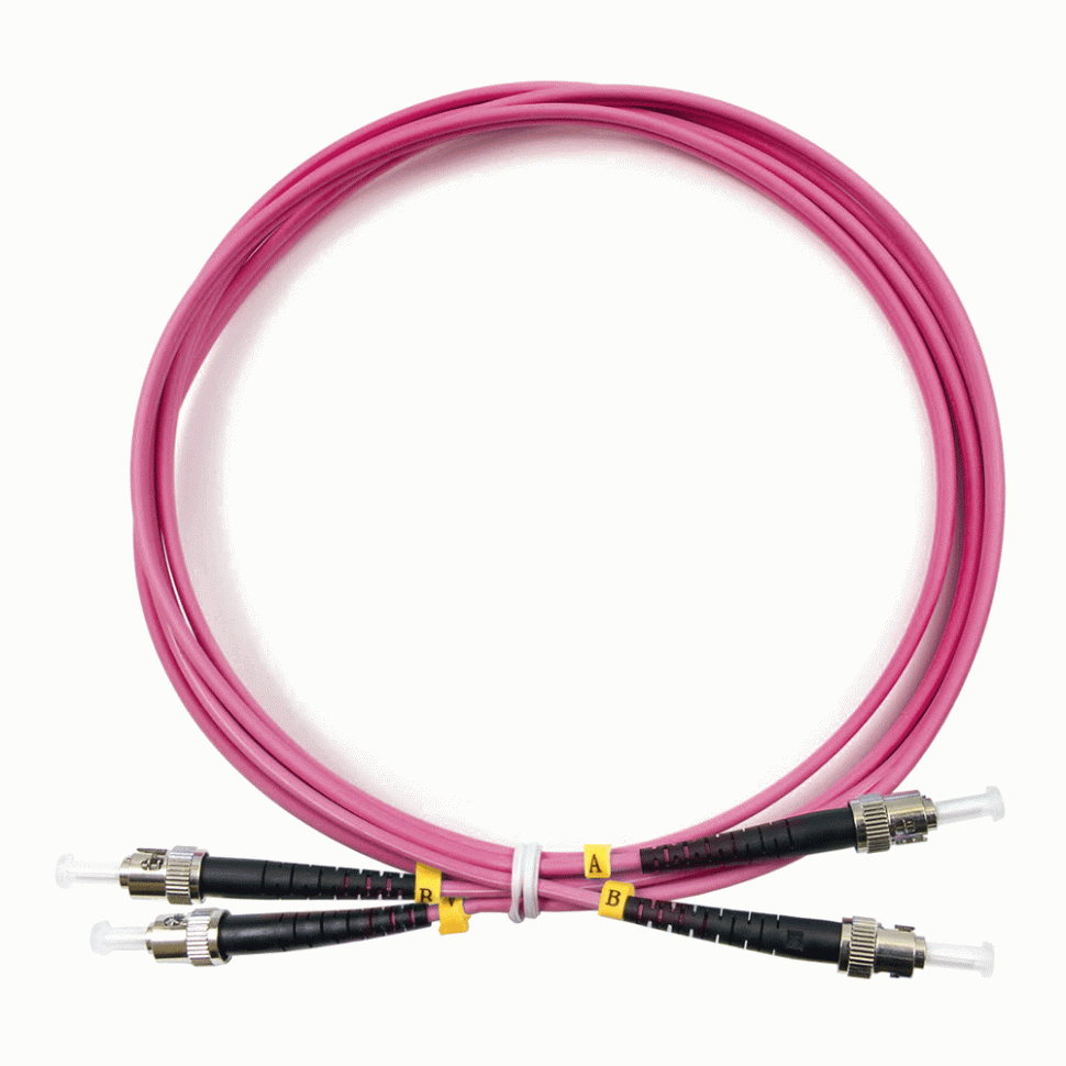 Оптический шнур ST-ST/UPC MM 50/125 OM4 duplex 3м в Краснодаре