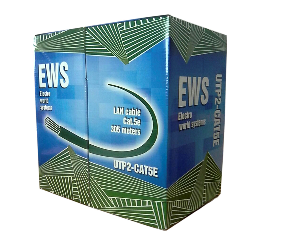 Кабель UTP2 CAT5e 24AWG 305м. LSZH внутренний в Краснодаре