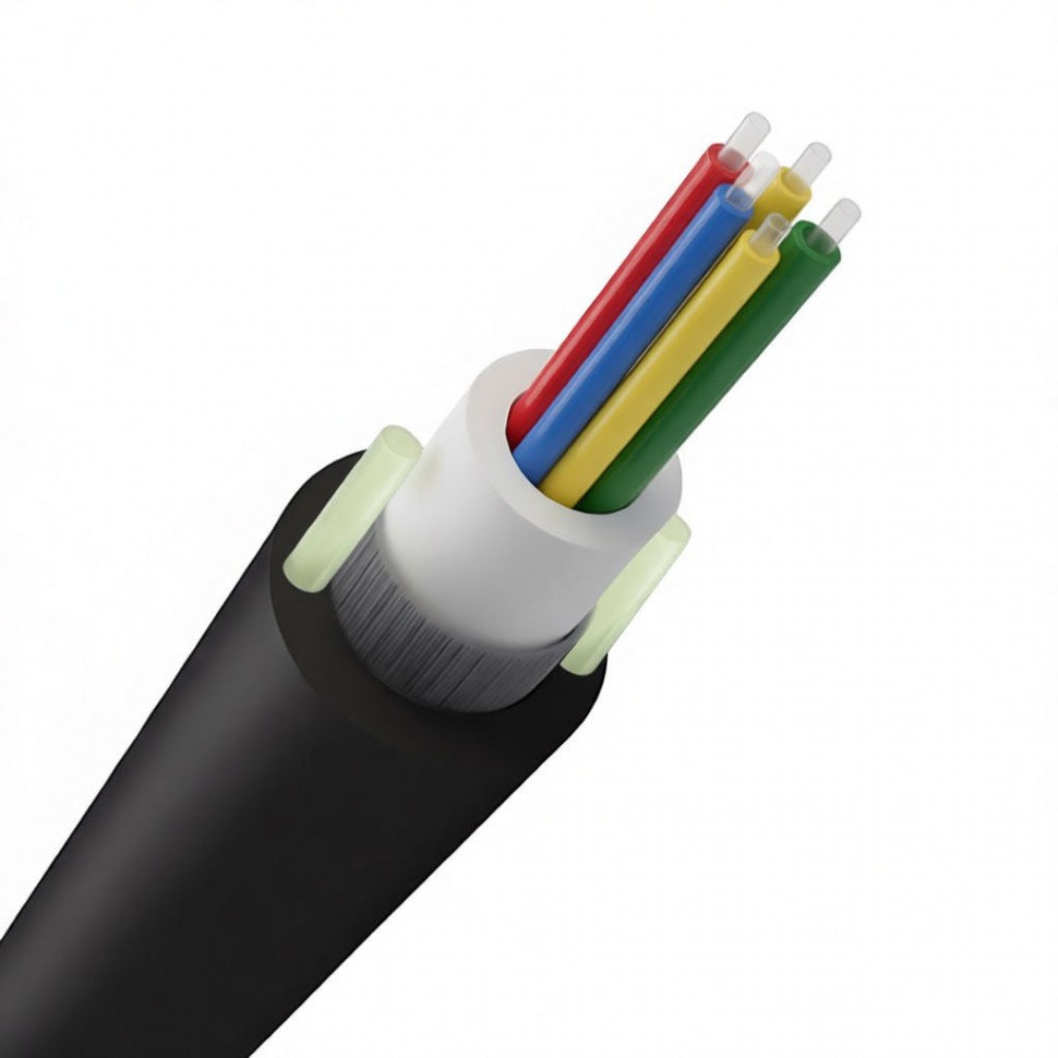 Оптический кабель CO-ADSSg4-3,0 на 4 волокна 3,0кН, усиленный стеклонитями в Краснодаре