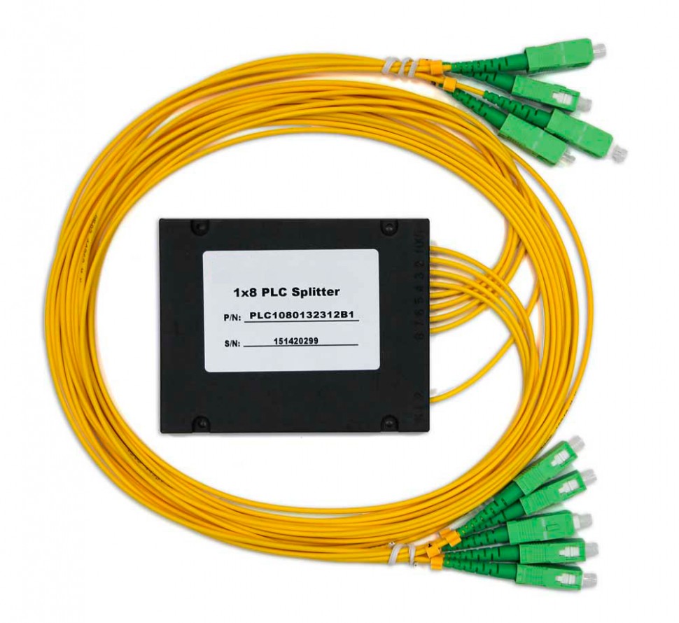 Оптический разветвитель планарный PLC 1x8  3.0мм 9SC/APC в Краснодаре