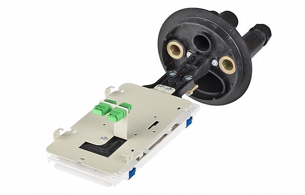 Муфта-кросс МКО-К6/CМ3-2/4SC-2SC-2SC/APC-2SC/APC-2ФТ4х3  (2 фитинга 4х3,0 мм) ССД в Краснодаре