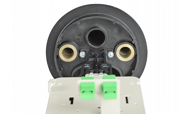 Муфта-кросс МКО-К6/CМ3-2/4SC-2SC-2SC/APC-2SC/APC-2ФТ4х3  (2 фитинга 4х3,0 мм) ССД в Краснодаре