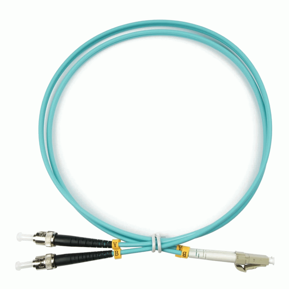 Оптический шнур LC-ST/UPC MM 50/125 OM3 duplex 1 в Краснодаре