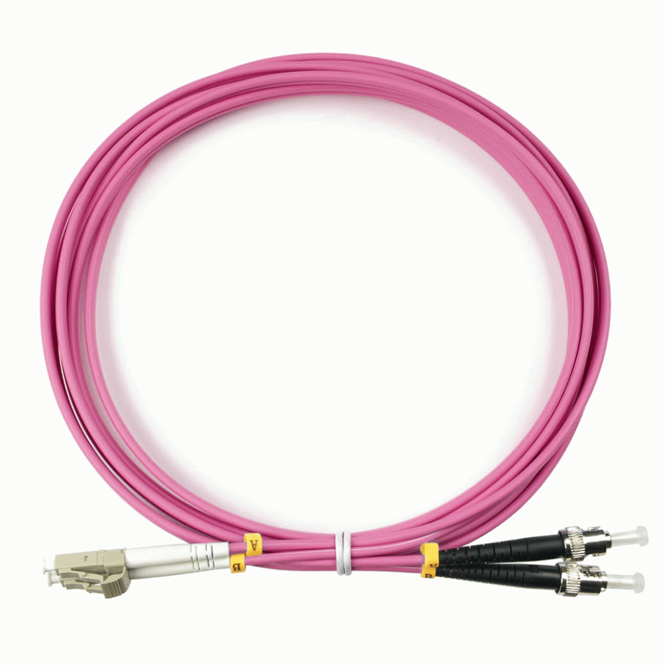 Оптический шнур LC-ST/UPC MM 50/125 OM4 duplex 2 в Краснодаре