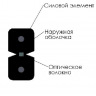 Оптический кабель CO-FTTH1-1 на 1 волокно G.657,  LSZH White в Краснодаре