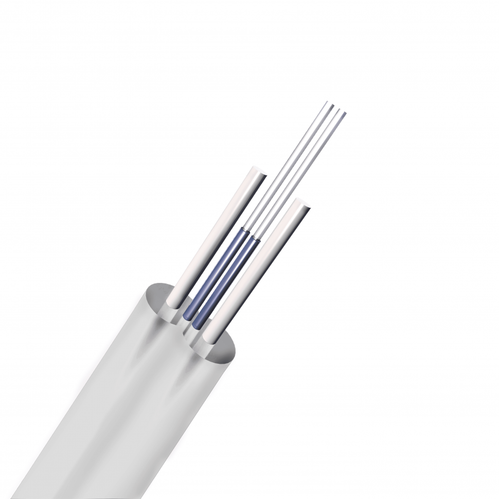 Оптический кабель CO-FTTH1-1 на 1 волокно G.657,  LSZH White в Краснодаре
