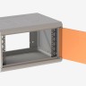 Шкаф телекоммуникационный настенный разборный  19" Lite 9U 600*450 дверь стекло в Краснодаре