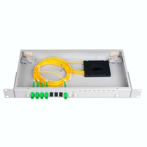 Оптический разветвитель PLC 1x16 3.0мм 17SC/APC  в корпусе 1U 19" в Краснодаре