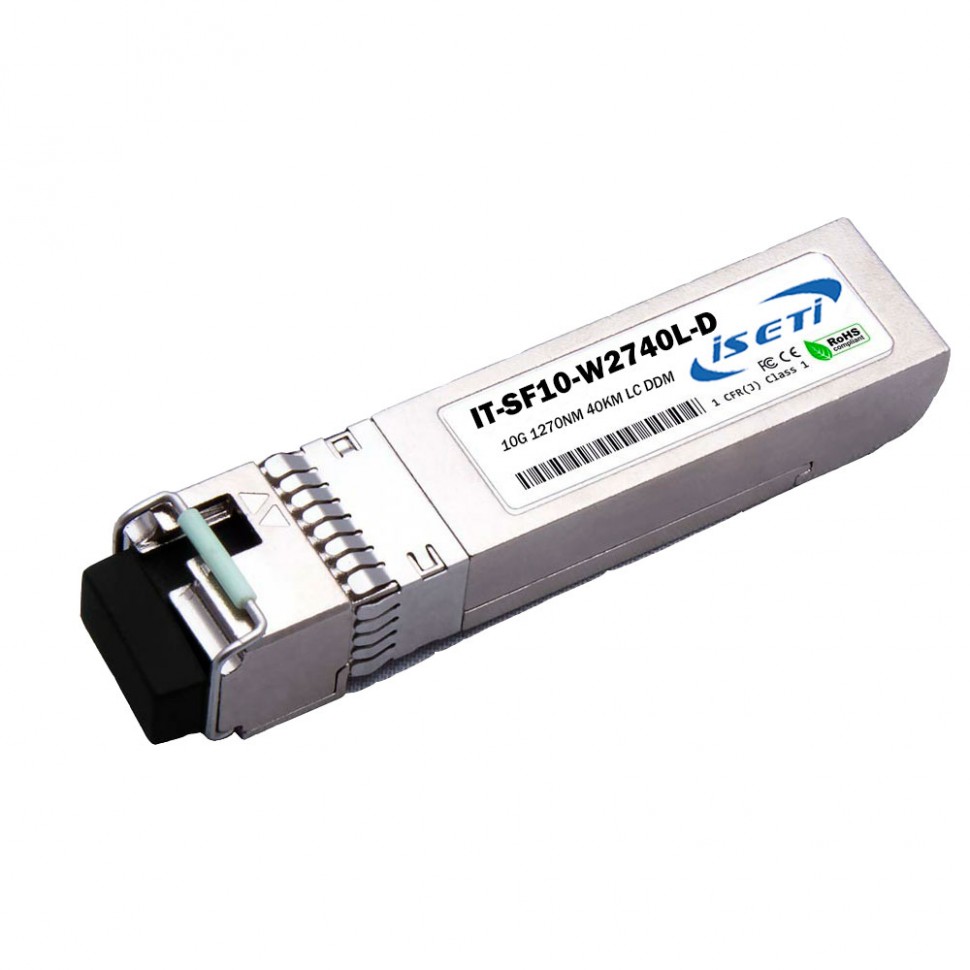 Модуль SFP+ WDM, 10Гбит/с, 1270/1330нм, 40км, LC, DDM в Краснодаре