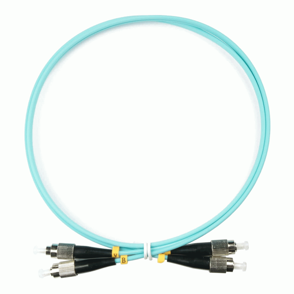Оптический шнур FC-FC/UPC MM 50/125 OM3 duplex 1м в Краснодаре