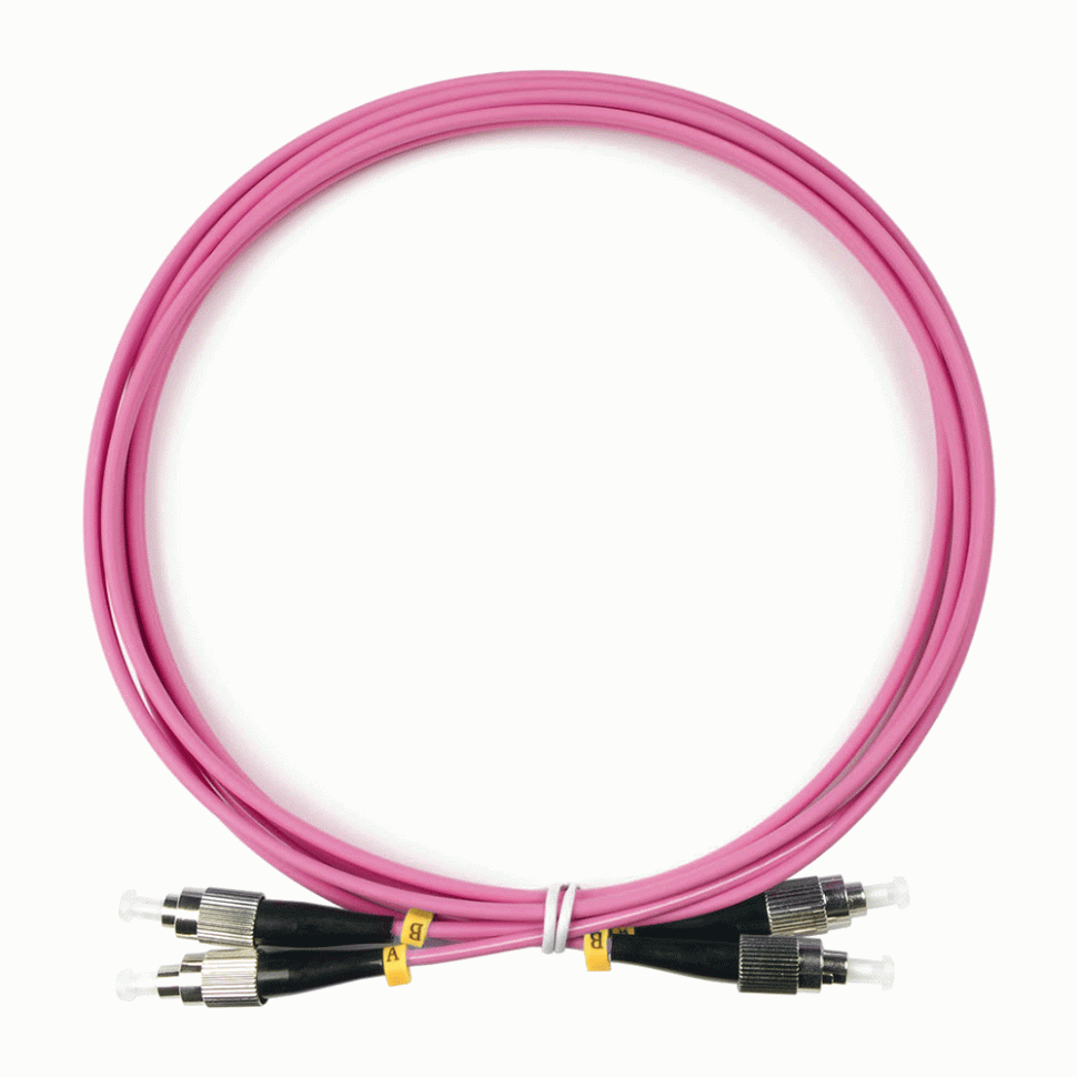 Оптический шнур FC-FC/UPC MM 50/125 OM4 duplex 3м в Краснодаре