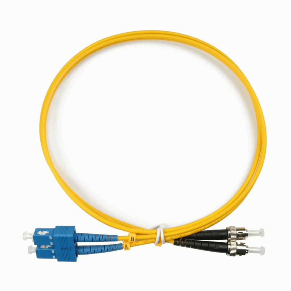 Оптический шнур ST-SC/UPC SM 9/125 duplex 1м в Краснодаре