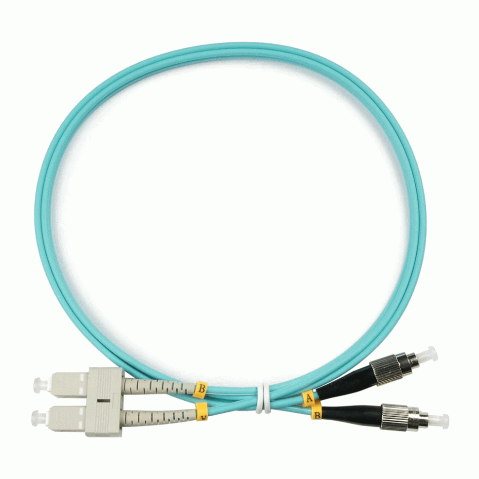 Оптический шнур SC-FC/UPC MM 50/125 OM3 duplex 2м в Краснодаре