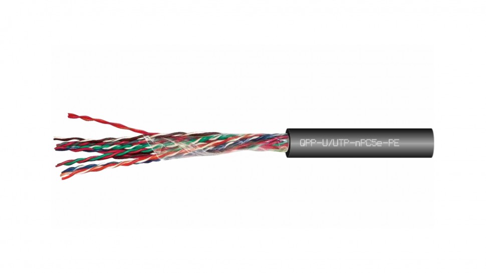 Кабель Qtech QPP-U/UTP-2PC5e-PE-305 в Краснодаре