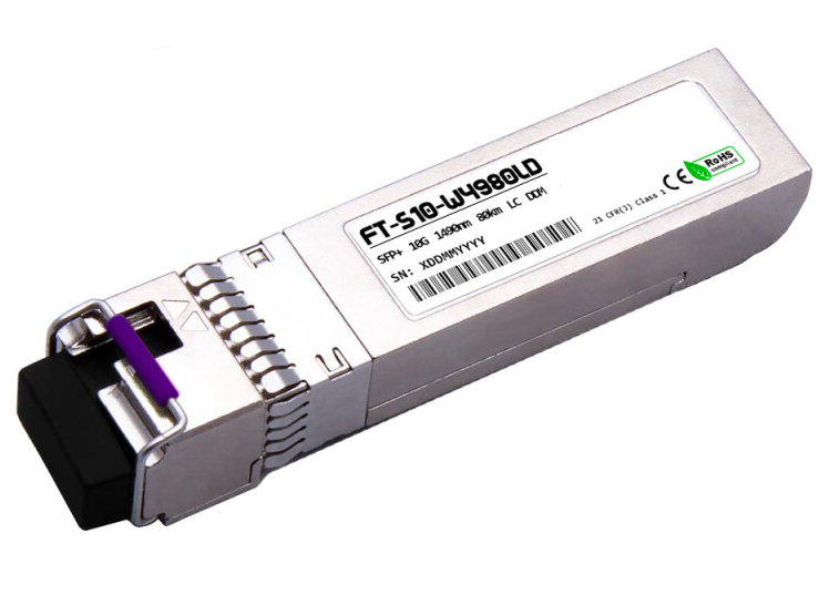 Модуль SFP+ WDM, 10Гбит/с, 1490/1550нм, 80км, LC, DDM в Краснодаре