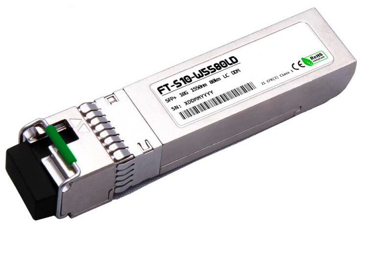 Модуль SFP+ WDM, 10Гбит/с, 1550/1490нм, 80км, LC, DDM  в Краснодаре