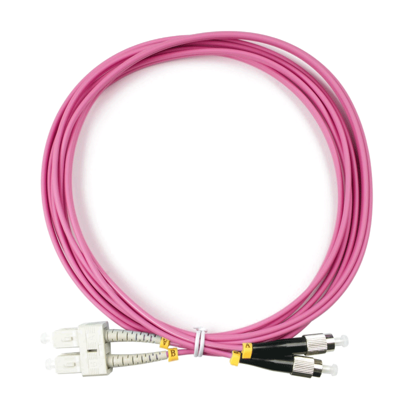 Оптический шнур SC-FC/UPC MM 50/125 OM4 duplex 2м в Краснодаре