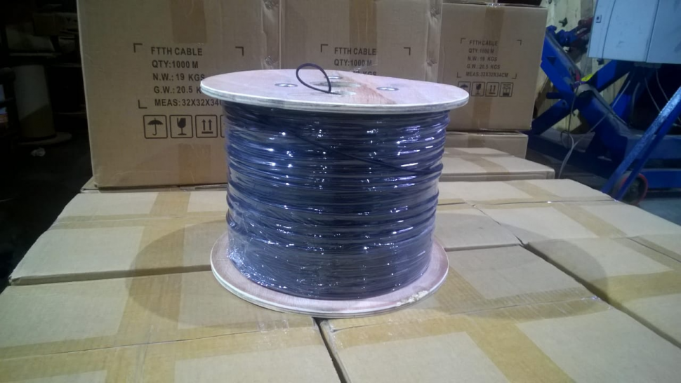 Оптический кабель CO-FTTH1-2 на 1 волокно G.652,  LSZH